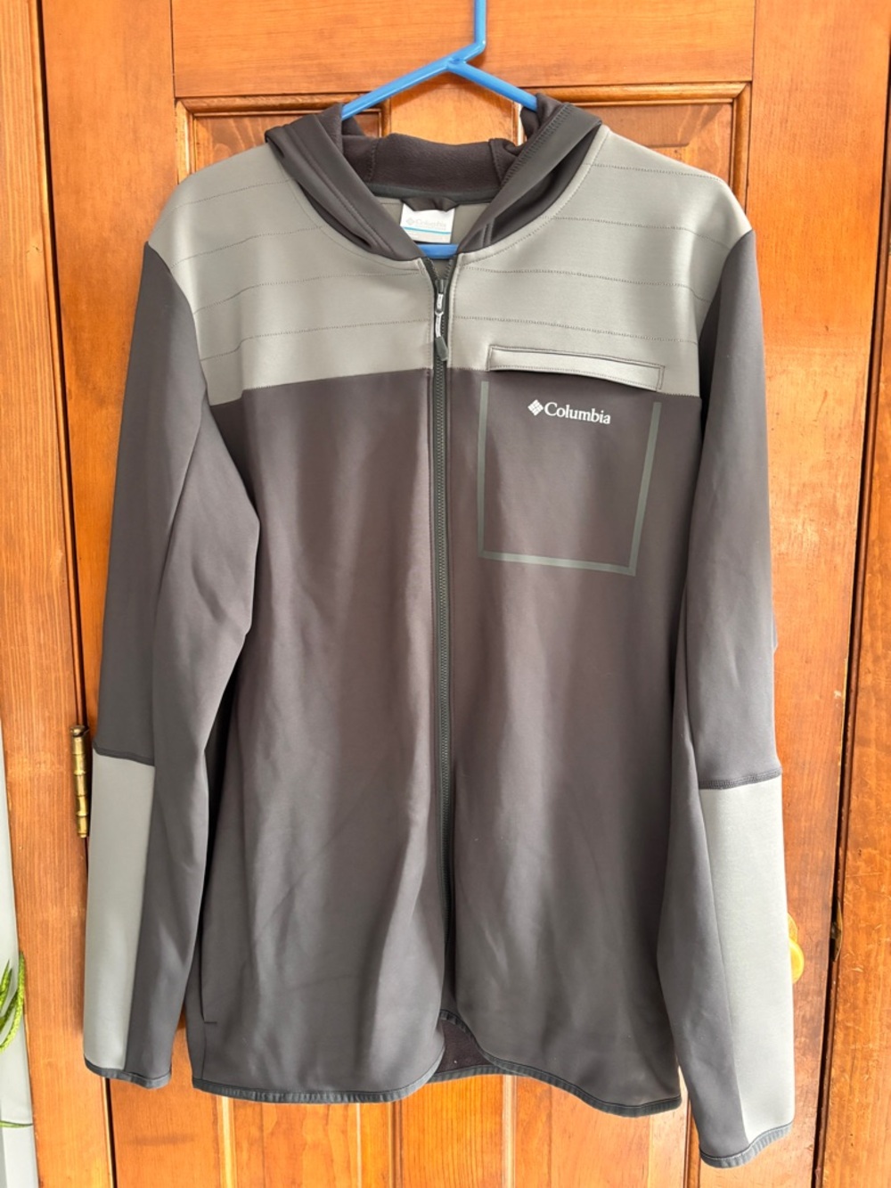 Columbia Gray Two-Tone Softshell Jacket
